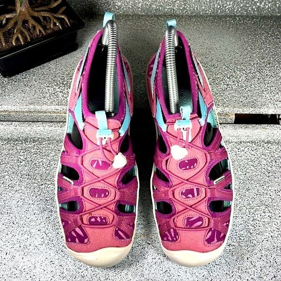 Keen Big Kids' Pink Moxie Sandals Shoes Washable + Waterproof Size 5 - Picture 5 of 9